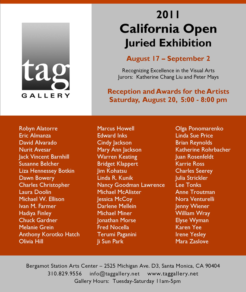 tag gallery 2011 california oopen exhibitors