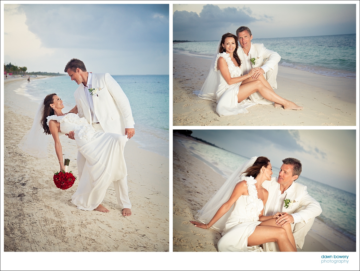 destination wedding photographer couple sunset beach