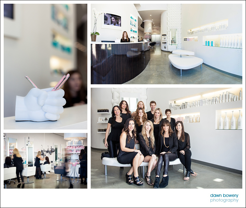 Los Angeles Editorial Photographer Hair salon - salon nuuvo