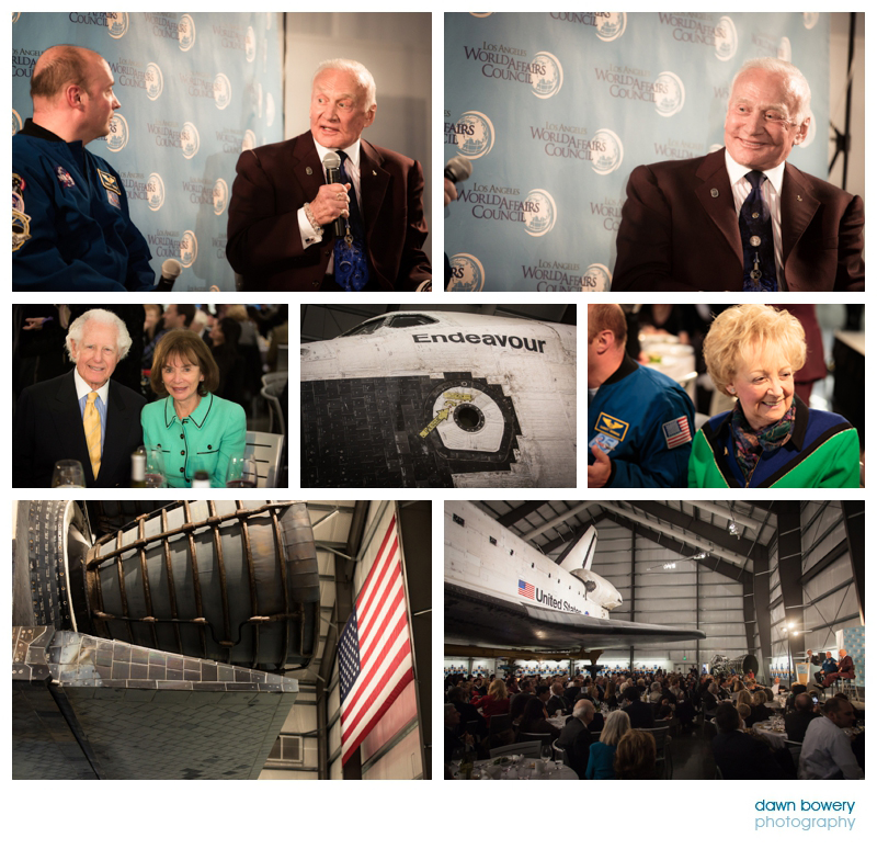 los angeles event photography buzz aldrin at the endeavour