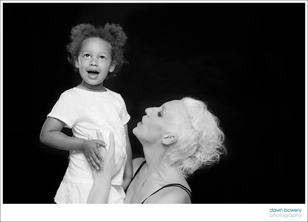 Los Angeles mother daughter studio portrait photography