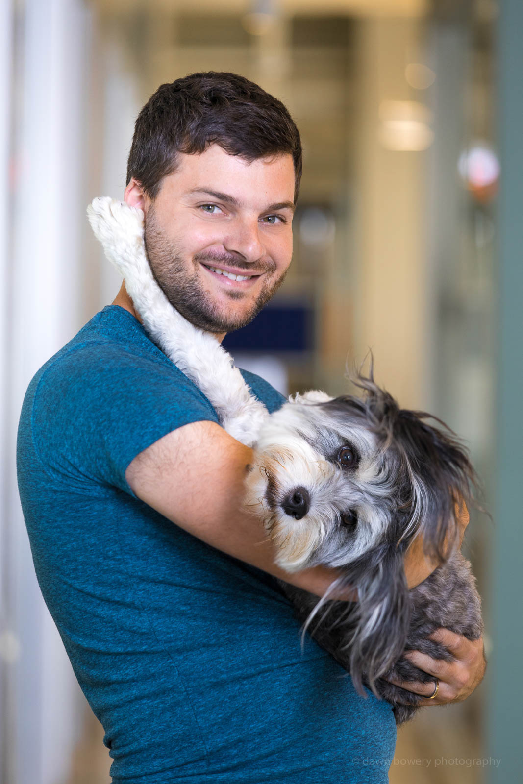 santa monica corporate headshot photographer dog portrait