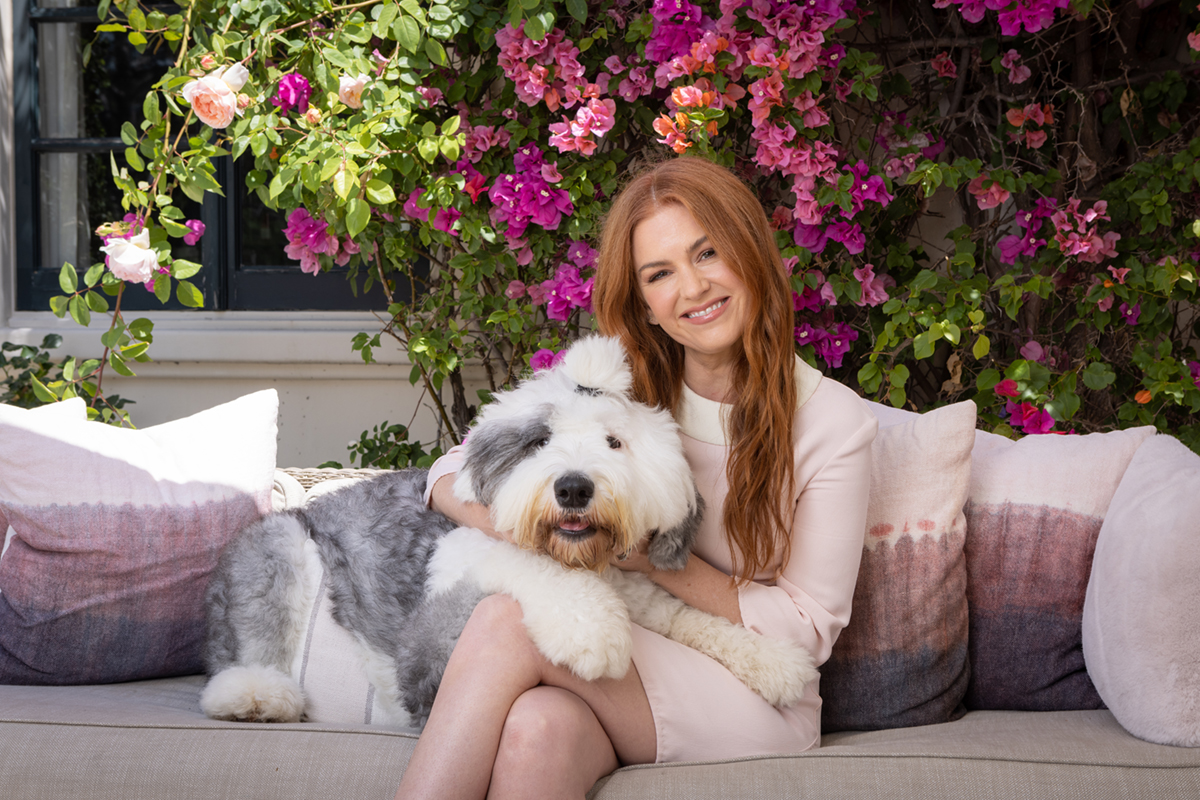 isla fisher, my vp pet magazine, celebrity portrait