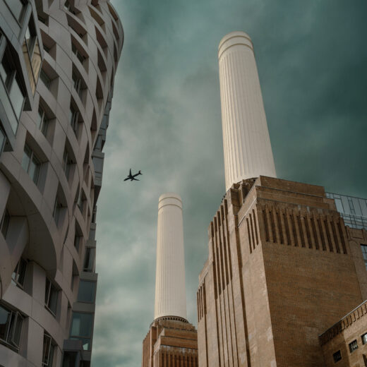 Cinematic fine art print Battersea power station London