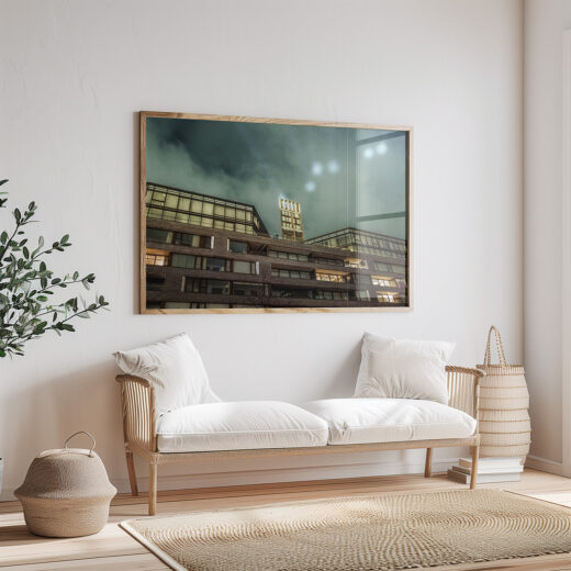 Cinematic London Fine Art Print mock up